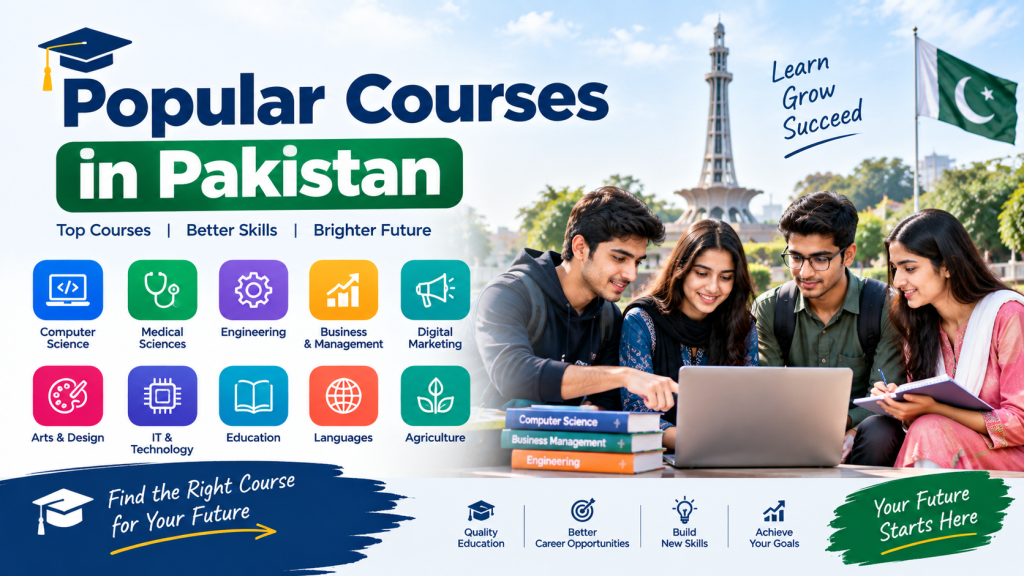 Popular Courses in Pakistan 2026 – top courses and career options