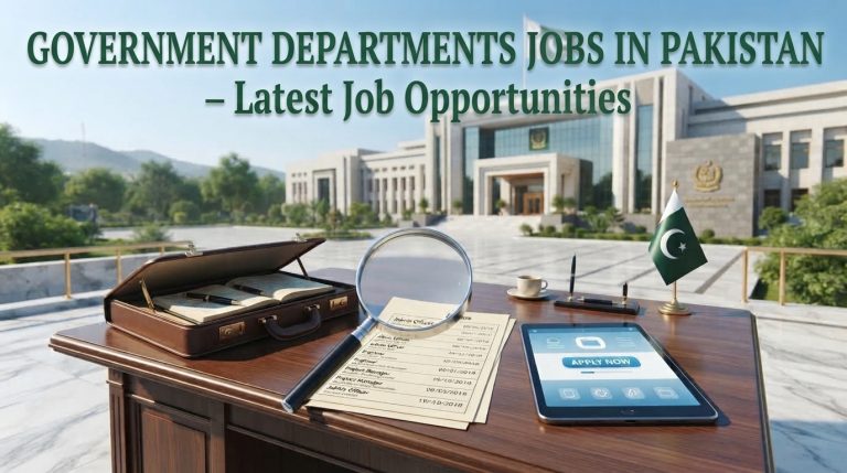 Government Departments Jobs in Pakistan – Latest Government Job Opportunities
