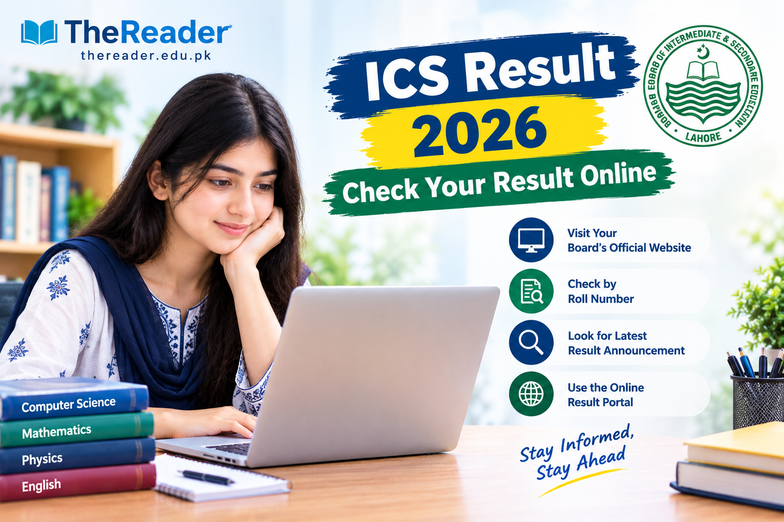 ICS Result 2026 – Check ICS Intermediate Result Online by Roll Number