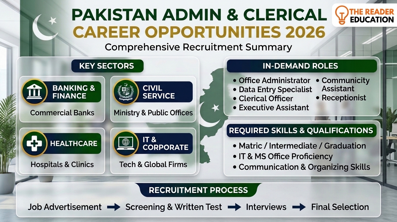 Administrative and Clerical Jobs in Pakistan