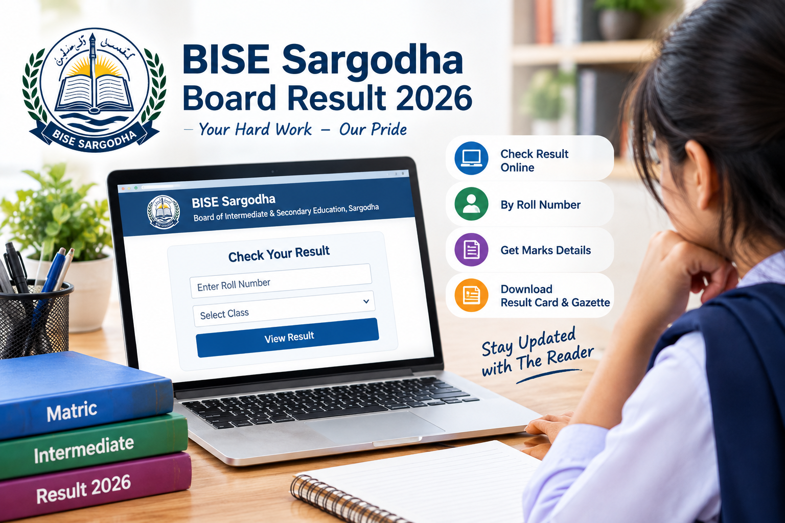 BISE Sargodha Board Result 2026 – Check Online BISE Sargodha Board Result 2026 – Check Online by Roll Number