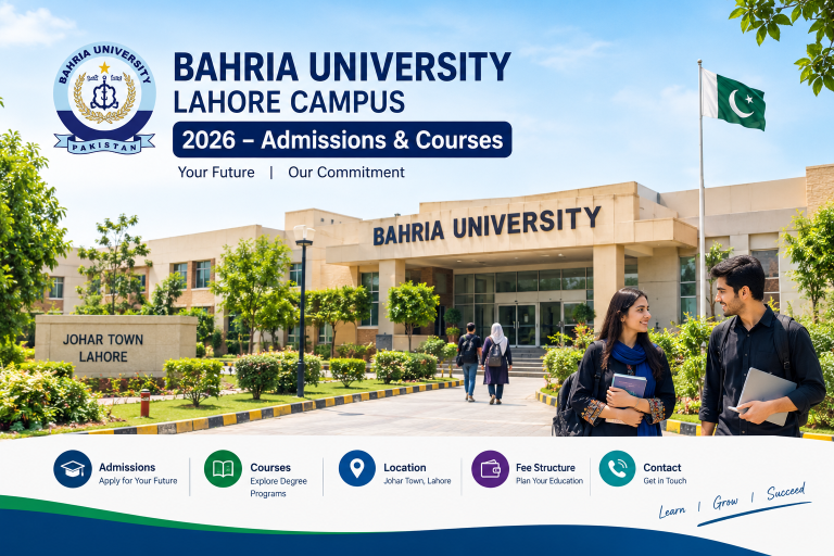 Bahria University Lahore Campus 2026 – Admissions & Courses