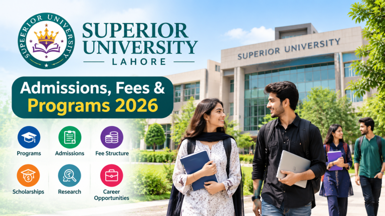 Superior University Lahore admissions fees and programs 2026