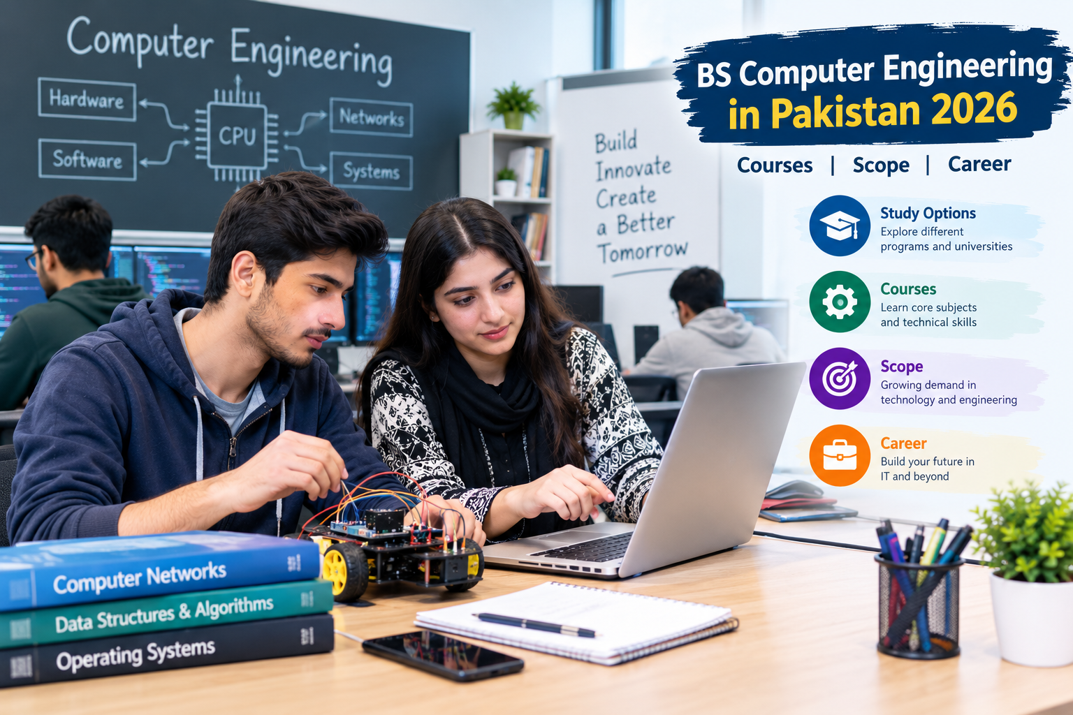 BS Computer Engineering in Pakistan 2026 – courses, scope and career opportunities for students