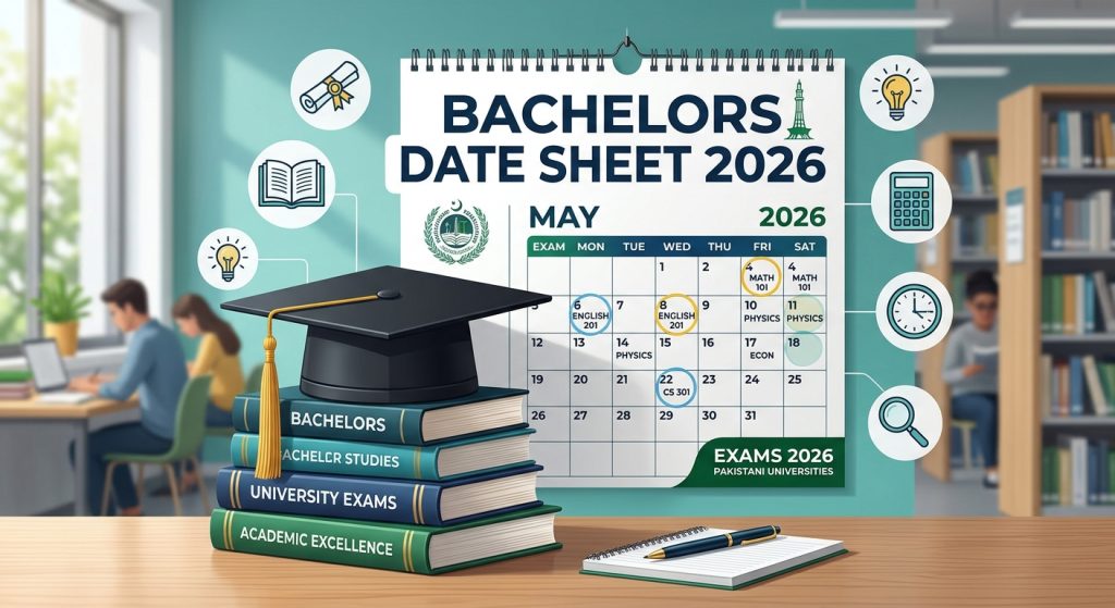 Bachelors Date Sheets 2026 for colleges and universities in Pakistan