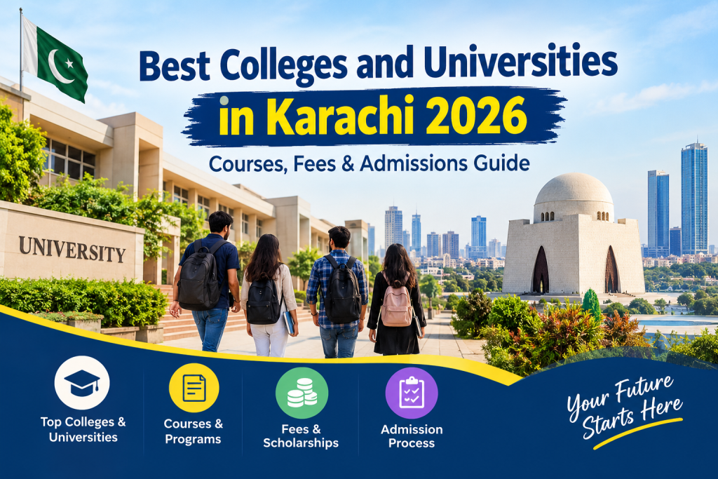 Best colleges and universities in Karachi 2026 offering courses, fee details, and admission guidance