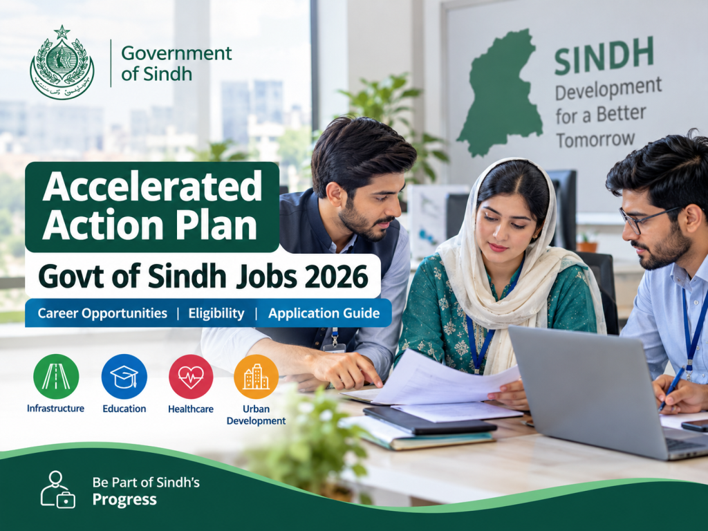 Accelerated Action Plan Govt of Sindh Jobs 2026 and government project career opportunities Copy alt text