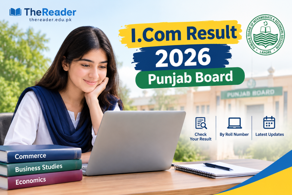 I.Com Result 2026 Punjab Board – Check Intermediate Commerce Result Online