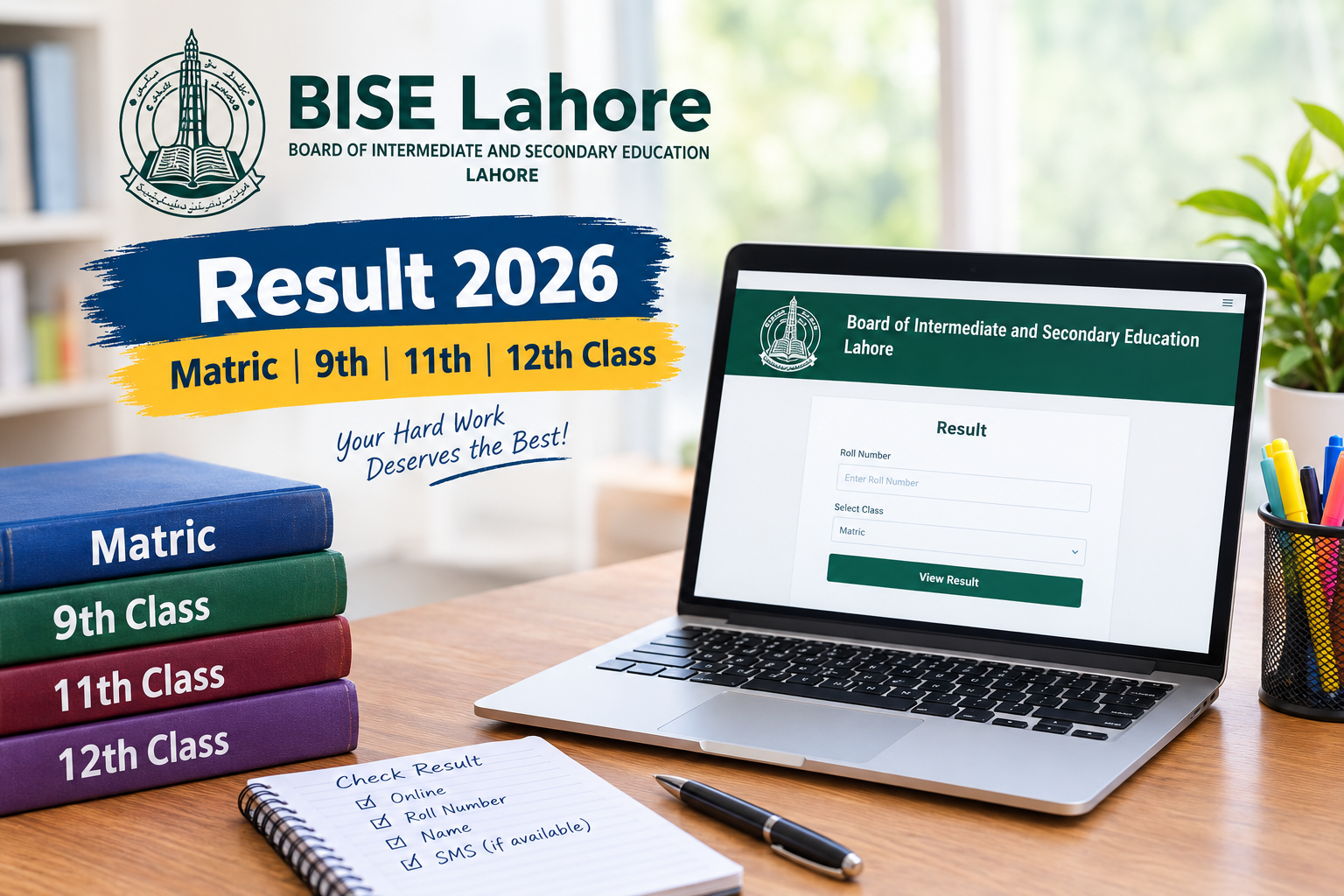 BISE Lahore Result 2026 – Matric, 9th, 11th & 12th Class BISE Lahore Result 2026 for Matric, 9th, 11th and 12th Class