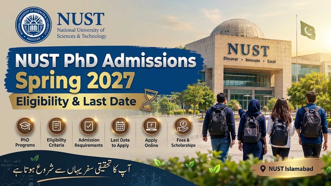 NUST PhD Programs Offered in Spring 2027