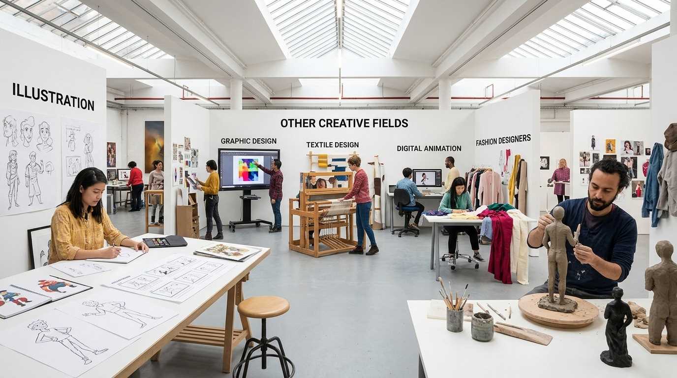 Illustration, Sculpture, and Other Creative Fields